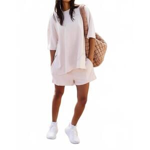 NEW FREE PEOPLE back me up set in ivory